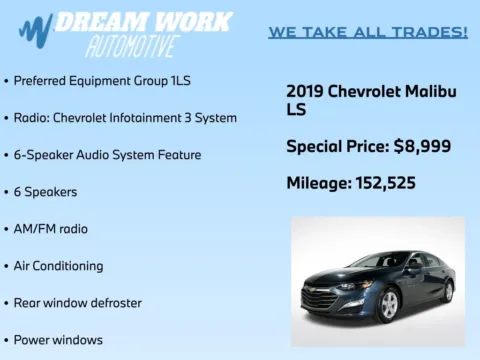 Photos of 2019 Chevrolet Malibu LS for sale in Charlotte, NC at Dream Work Automotive