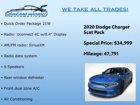 Photos of 2020 Dodge Charger R/T Scat Pack for sale in Charlotte, NC at Dream Work Automotive