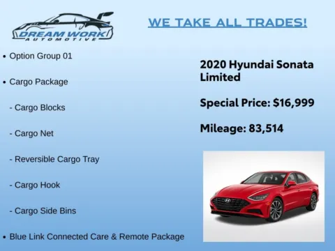 Photos of 2020 Hyundai Sonata Limited for sale in Charlotte, NC at Dream Work Automotive