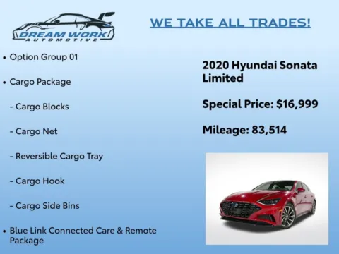 Photos of 2020 Hyundai Sonata Limited for sale in Charlotte, NC at Dream Work Automotive