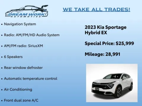 Photos of 2023 Kia Sportage Hybrid EX for sale in Charlotte, NC at Dream Work Automotive
