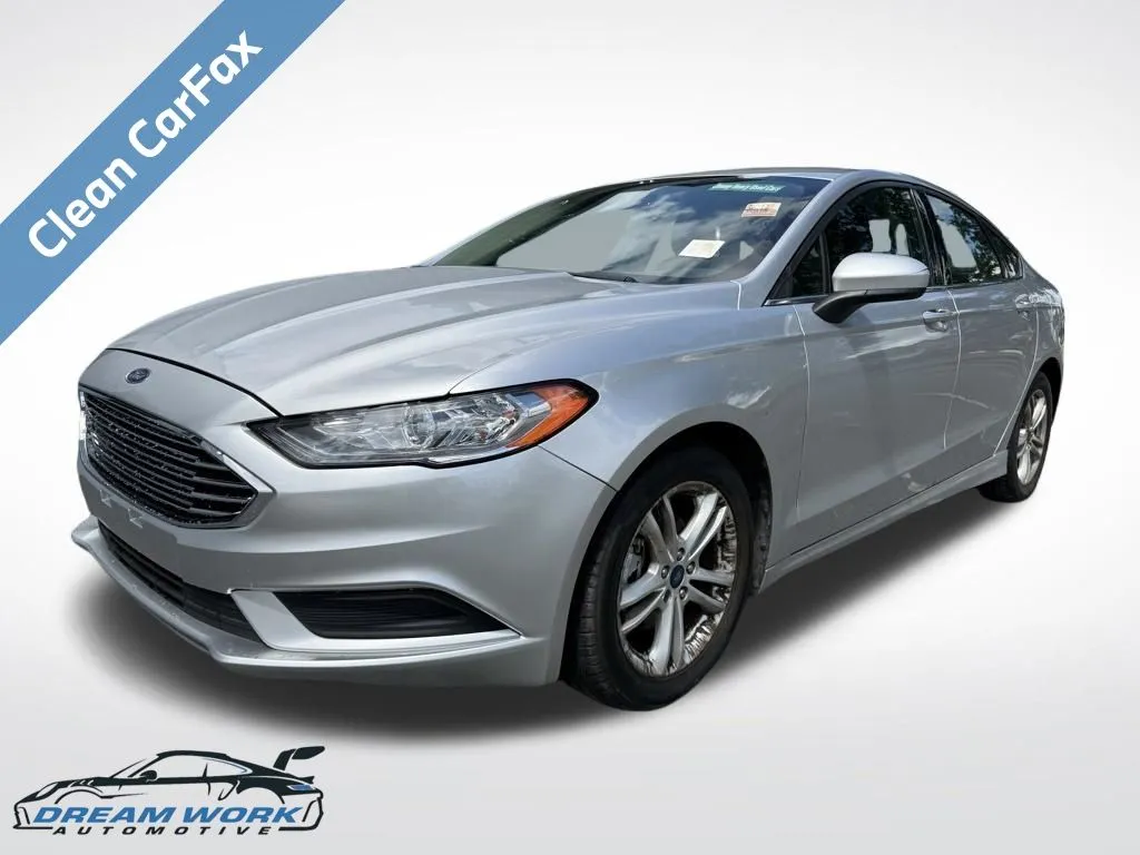Silver 2018 Ford Fusion SE for sale in Charlotte, NC
