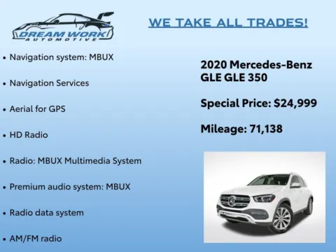 Photos of 2020 Mercedes-Benz GLE 350 for sale in Charlotte, NC at Dream Work Automotive