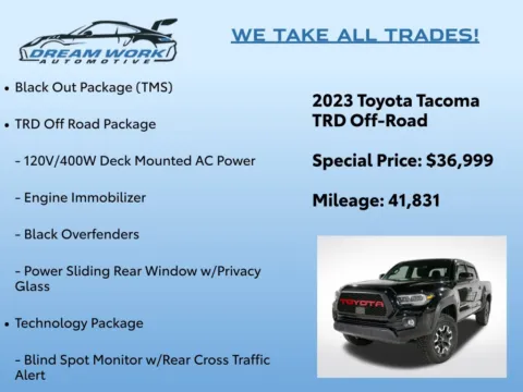 Photos of 2023 Toyota Tacoma TRD Off-Road for sale in Charlotte, NC at Dream Work Automotive