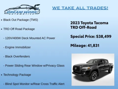 Photos of 2023 Toyota Tacoma TRD Off-Road for sale in Charlotte, NC at Dream Work Automotive