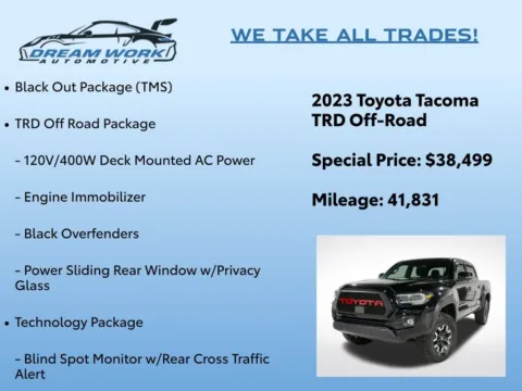 Photos of 2023 Toyota Tacoma TRD Off-Road for sale in Charlotte, NC at Dream Work Automotive