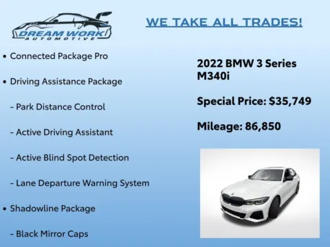 Photos of 2022 BMW 3 Series M340i for sale in Charlotte, NC at Dream Work Automotive