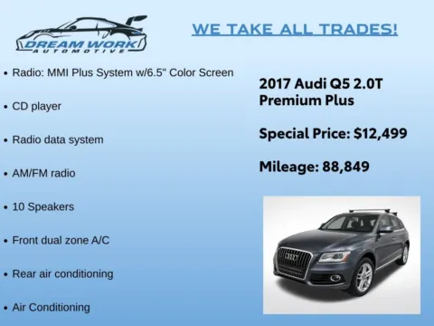 Photos of 2017 Audi Q5 2.0T Premium Plus for sale in Charlotte, NC at Dream Work Automotive
