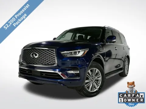 Blue 2020 INFINITI QX80 LUXE for sale in Charlotte, NC