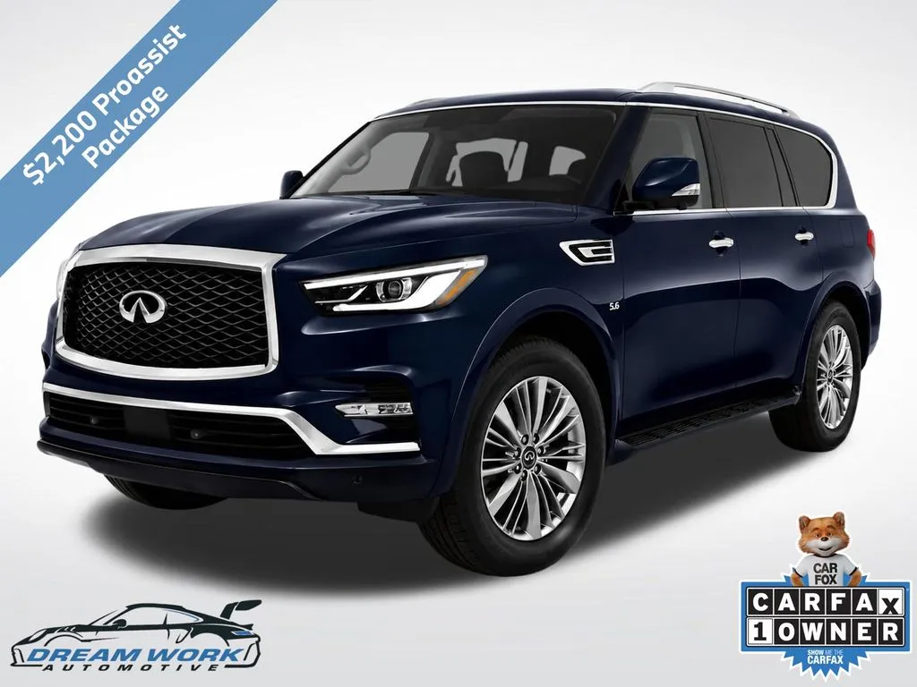 Blue 2020 INFINITI QX80 LUXE for sale in Charlotte, NC