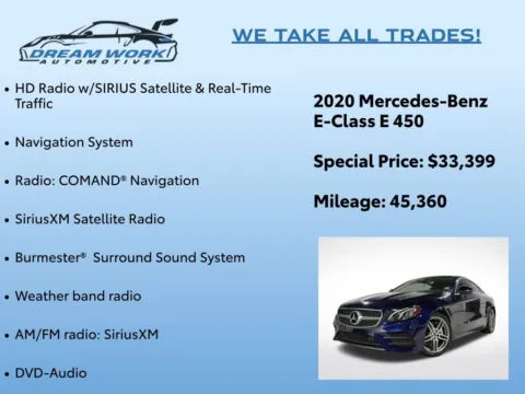 Photos of 2020 Mercedes-Benz E-Class E 450 for sale in Charlotte, NC at Dream Work Automotive