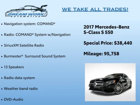 Photos of 2017 Mercedes-Benz S-Class S 550 for sale in Charlotte, NC at Dream Work Automotive