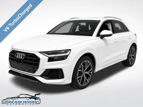 White 2019 Audi Q8 3.0T Premium for sale in Charlotte, NC