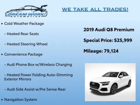 Photos of 2019 Audi Q8 3.0T Premium for sale in Charlotte, NC at Dream Work Automotive