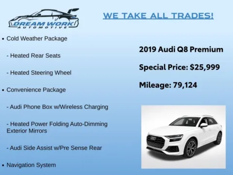 Photos of 2019 Audi Q8 3.0T Premium for sale in Charlotte, NC at Dream Work Automotive