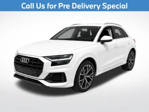White 2019 Audi Q8 3.0T Premium for sale in Charlotte, NC