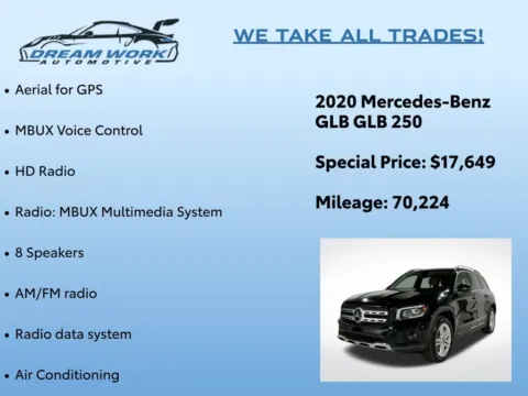 Photos of 2020 Mercedes-Benz GLB 250 for sale in Charlotte, NC at Dream Work Automotive