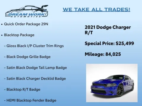 Photos of 2021 Dodge Charger R/T for sale in Charlotte, NC at Dream Work Automotive