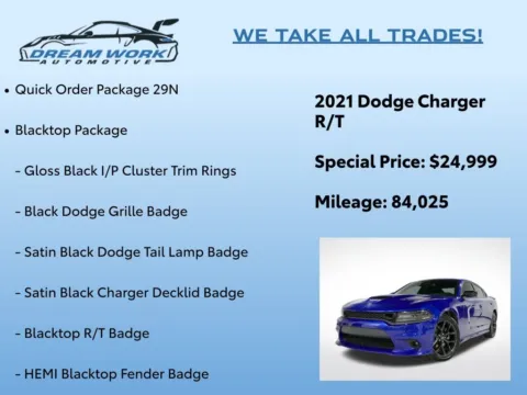 Photos of 2021 Dodge Charger R/T for sale in Charlotte, NC at Dream Work Automotive