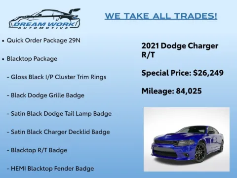 Photos of 2021 Dodge Charger R/T for sale in Charlotte, NC at Dream Work Automotive
