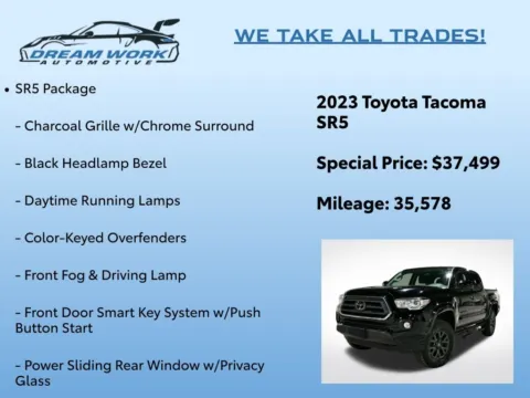 Photos of 2023 Toyota Tacoma SR5 for sale in Charlotte, NC at Dream Work Automotive