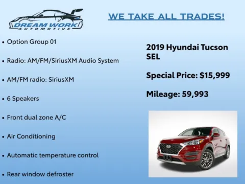 Photos of 2019 Hyundai Tucson SEL for sale in Charlotte, NC at Dream Work Automotive