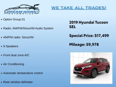 Photos of 2019 Hyundai Tucson SEL for sale in Charlotte, NC at Dream Work Automotive