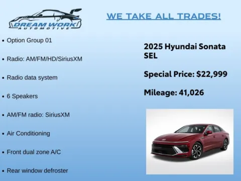 Photos of 2025 Hyundai Sonata SEL for sale in Charlotte, NC at Dream Work Automotive