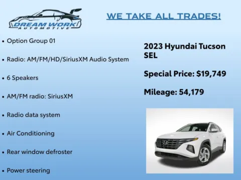 Photos of 2023 Hyundai Tucson SEL for sale in Charlotte, NC at Dream Work Automotive