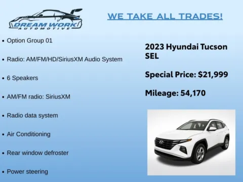Photos of 2023 Hyundai Tucson SEL for sale in Charlotte, NC at Dream Work Automotive