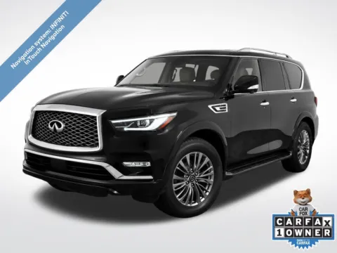 Black 2021 INFINITI QX80 LUXE for sale in Charlotte, NC