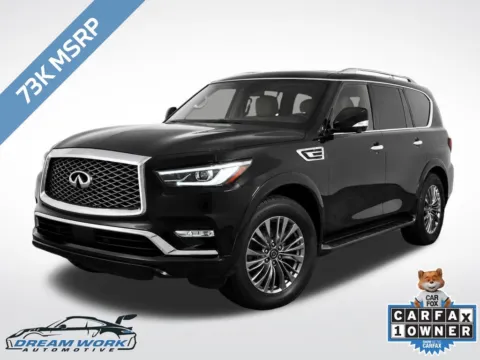 Black 2021 INFINITI QX80 LUXE for sale in Charlotte, NC