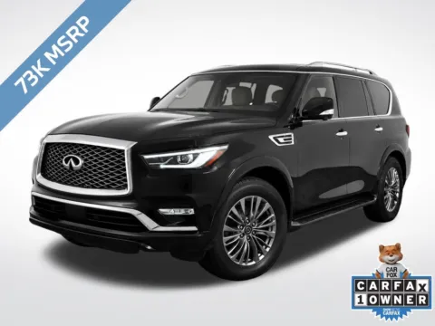 Black 2021 INFINITI QX80 LUXE for sale in Charlotte, NC