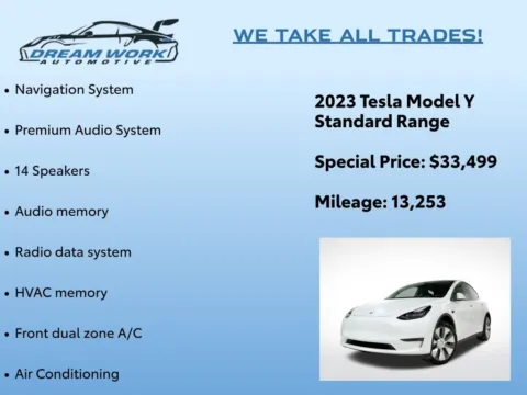 Photos of 2023 Tesla Model Y Long Range for sale in Charlotte, NC at Dream Work Automotive
