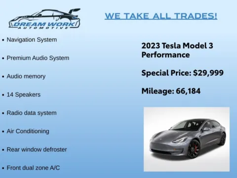 Photos of 2023 Tesla Model 3 Performance for sale in Charlotte, NC at Dream Work Automotive