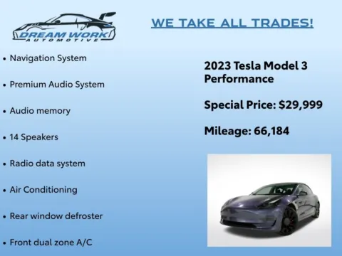 Photos of 2023 Tesla Model 3 Performance for sale in Charlotte, NC at Dream Work Automotive