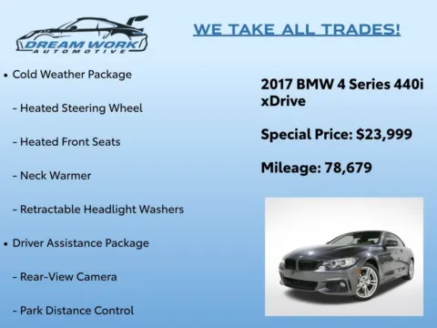Photos of 2017 BMW 4 Series 440i xDrive for sale in Charlotte, NC at Dream Work Automotive