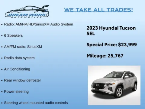 Photos of 2023 Hyundai Tucson SEL for sale in Charlotte, NC at Dream Work Automotive