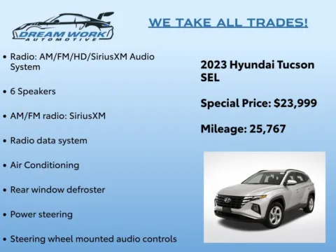Photos of 2023 Hyundai Tucson SEL for sale in Charlotte, NC at Dream Work Automotive