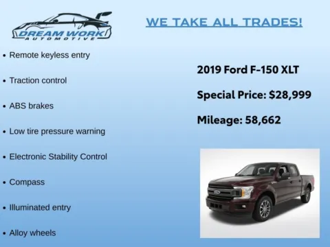 Photos of 2019 Ford F-150 XLT for sale in Charlotte, NC at Dream Work Automotive