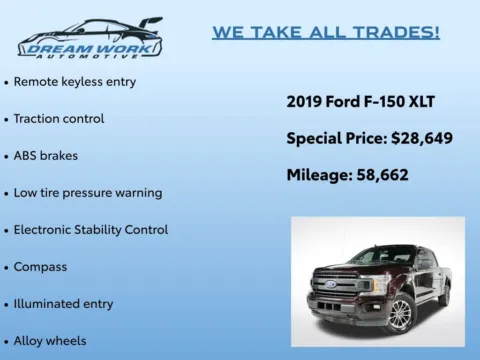 Photos of 2019 Ford F-150 XLT for sale in Charlotte, NC at Dream Work Automotive