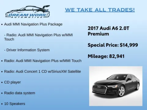Photos of 2017 Audi A6 2.0T Premium for sale in Charlotte, NC at Dream Work Automotive