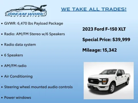 Photos of 2023 Ford F-150 XLT for sale in Charlotte, NC at Dream Work Automotive