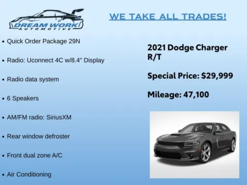 Photos of 2021 Dodge Charger R/T for sale in Charlotte, NC at Dream Work Automotive