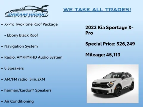 Photos of 2023 Kia Sportage X-Pro for sale in Charlotte, NC at Dream Work Automotive