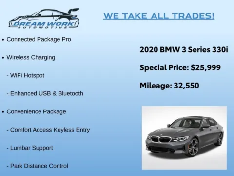 Photos of 2020 BMW 3 Series 330i for sale in Charlotte, NC at Dream Work Automotive
