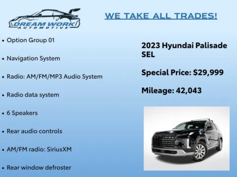 Photos of 2023 Hyundai Palisade SEL for sale in Charlotte, NC at Dream Work Automotive