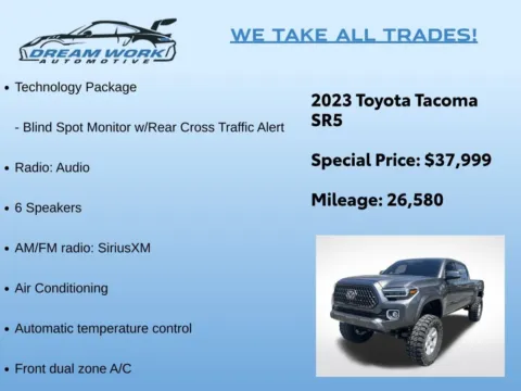 Photos of 2023 Toyota Tacoma SR5 for sale in Charlotte, NC at Dream Work Automotive