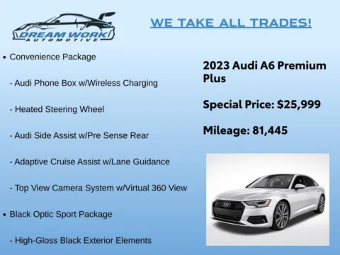Photos of 2023 Audi A6 45 Premium Plus for sale in Charlotte, NC at Dream Work Automotive