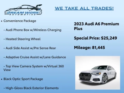 Photos of 2023 Audi A6 45 Premium Plus for sale in Charlotte, NC at Dream Work Automotive